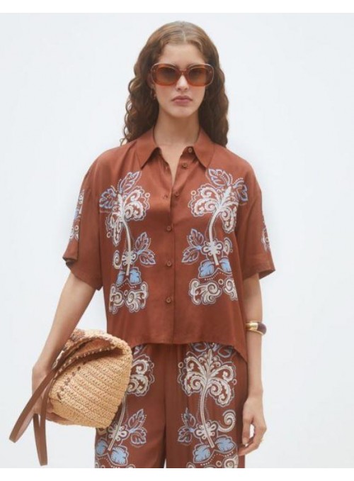 Pantalòn Suncoo, de viscosa estampada. Joan