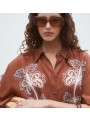 Blusa Suncoo, de viscosa estampada. Loelie
