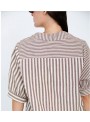 Blusa Skatie, de algodón con rayas. S05B138
