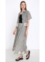 Falda Skatie, de vichy con bordados. S102f02