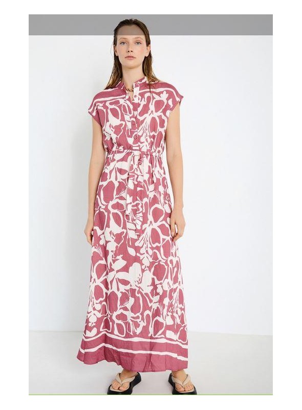Vestido Skatie, de viscosa estampada- S102V02
