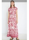 Vestido Skatie, de viscosa estampada- S102V02