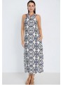 Vestido Skatie, estampado de tirantes. S102V07