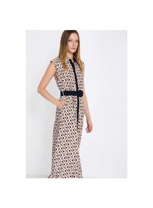 Vestido Skatie, estampado retro. S115V03