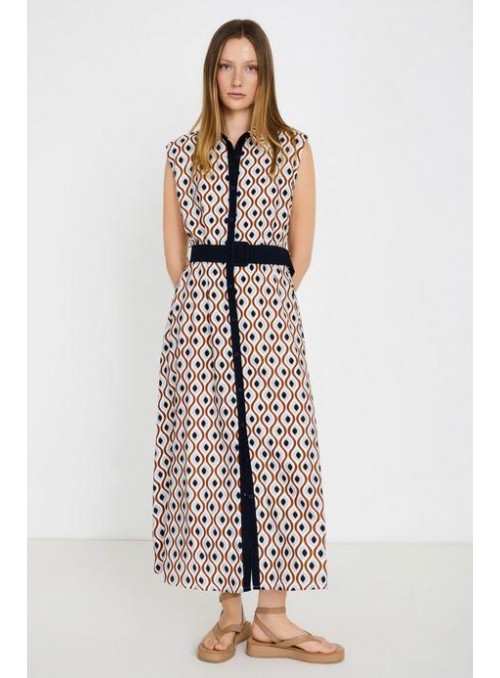 Vestido Skatie, estampado retro. S115V03