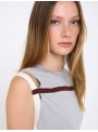 Top Skatie, de viscosa en gris. S118K01