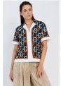 Blusa Skatie, de algodón estampado. S05B145