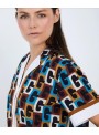 Blusa Skatie, de algodón estampado. S05B145