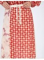 Falda Skatie, de gasa estampada. S05F61