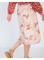 Falda Skatie, de gasa estampada. S05F61