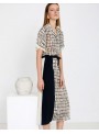 Falda Skatie, de gasa estampada. S05F62