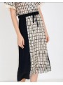 Falda Skatie, de gasa estampada. S05F62