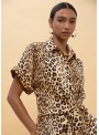Blusón Lola Casademunt, estampado animal print. LS2615007