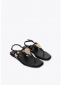 Sandalia Lola Casademunt, con aplique dorado. LS2605041