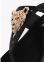 Sandalia Lola Casademunt, con aplique dorado. LS2605041