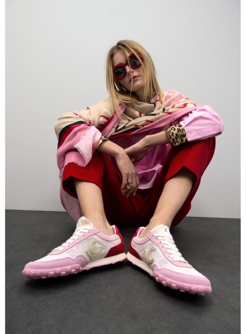 Sneaker Lola Casademunt, con tonos de rosa. LS2605061