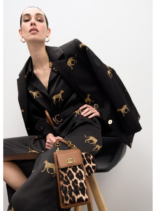 Portamovil Lola Casademunt, estampado animal print. LS2612007