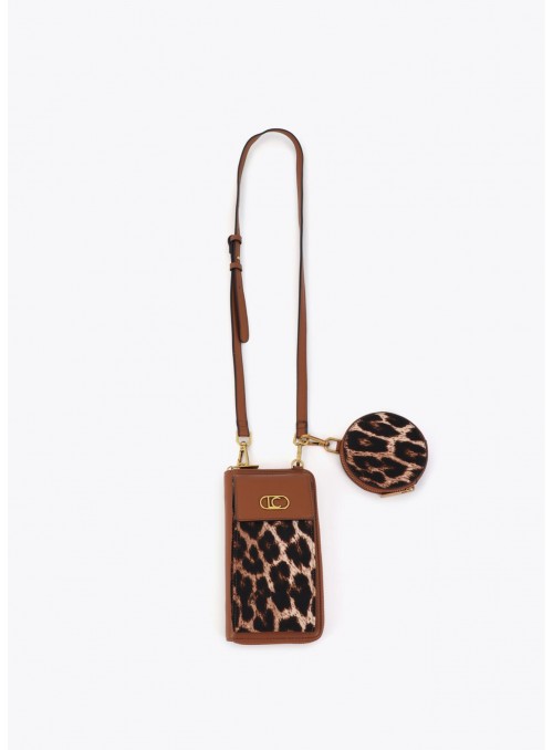 Portamovil Lola Casademunt, estampado animal print. LS2612007