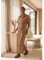 Pantalòn Lola Casademunt, de animal print. LS2614007