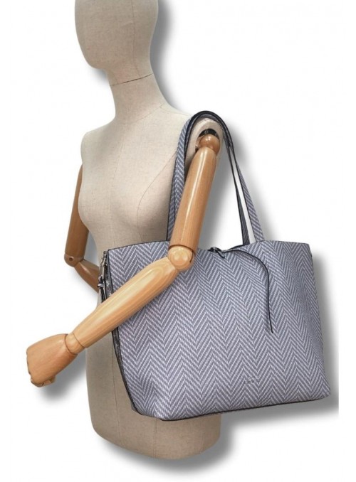 Bolso Martina K, rebersible en espiga. 25058