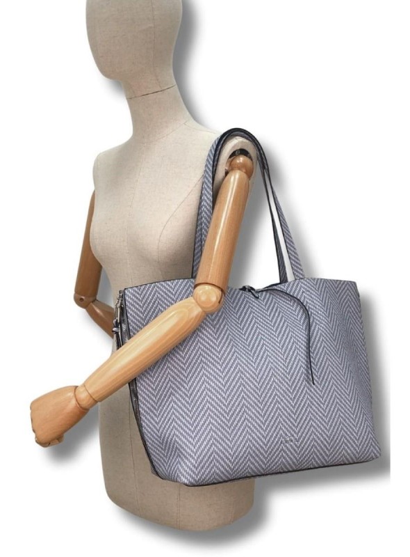 Bolso Martina K, rebersible en espiga. 25058