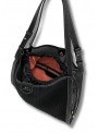 Shoping Martina K, de rejilla en negro. 25401