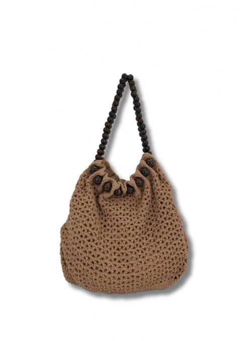 Bolso Martina K, de crochet con abalorios. 0299
