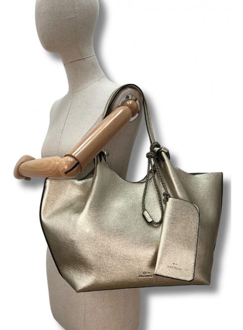 Bolso Martina K, dorado y muy ligero. 25342