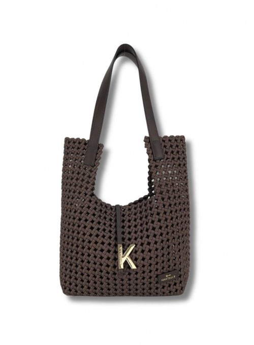 Bolso Martina K, de tejido trenzado. 9703