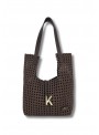 Bolso Martina K, de tejido trenzado. 9703