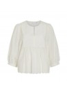 Blusa Vila, de algodòn con bordados. 14114371 Vimariga