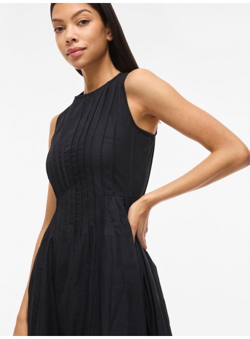 Vestido Vila, de algodòn con jaretas. 14115169 Vijimba