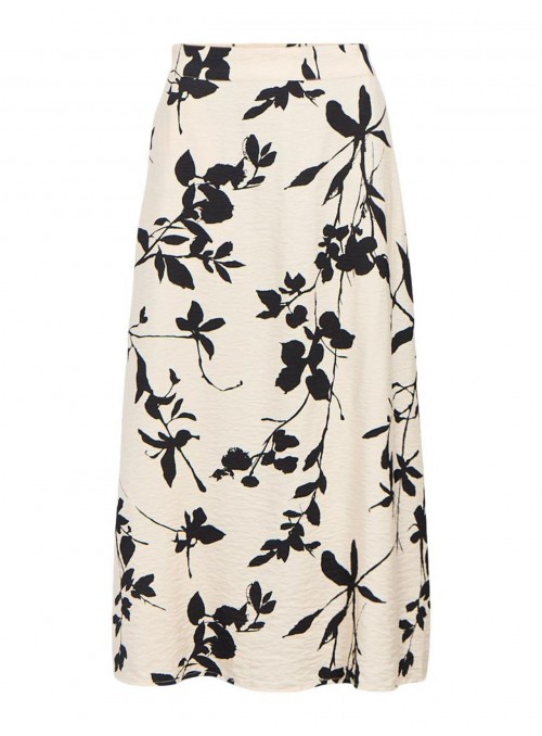 Falda Object, de viscosa estampada. 23043490 Objacira