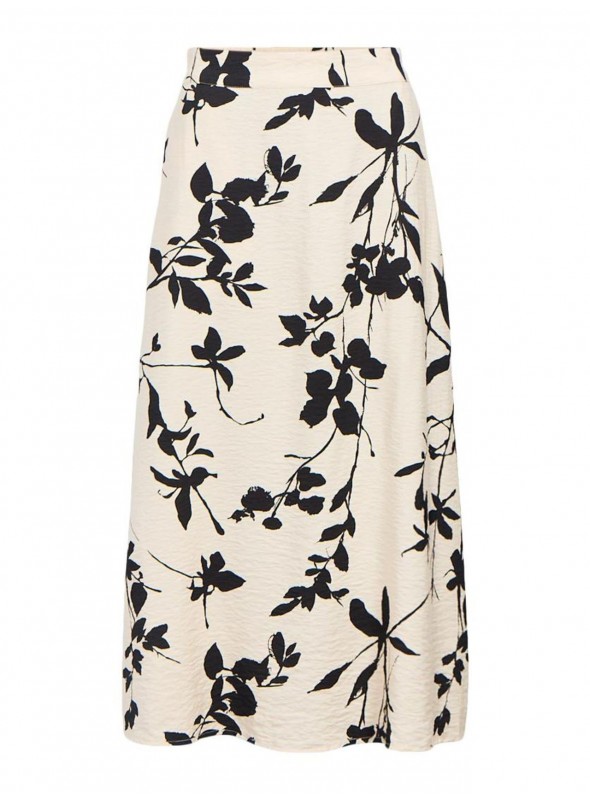Falda Object, de viscosa estampada. 23043490 Objacira