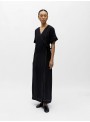 Vestido Object, de viscosa, cruzado y largo. 23048142 Objacira