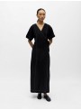 Vestido Object, de viscosa, cruzado y largo. 23048142 Objacira