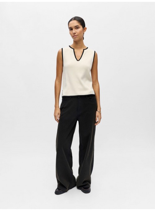 Top Object, de punto sin mangas. 23048127 Objviva