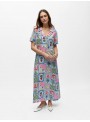 Vestido Object, estampado en azul. 23048757 Objedie
