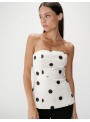 Top Grace & Mila, de lunares marrones. Wixie