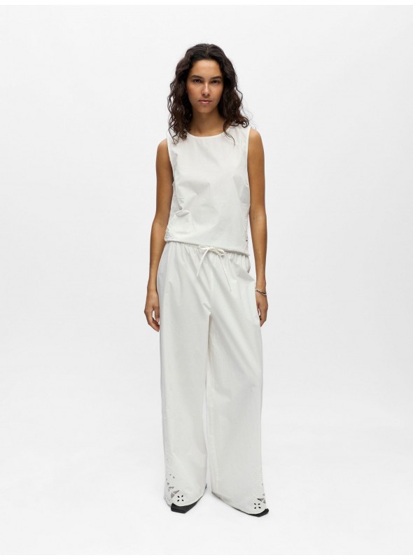 Pantalòn Object, de algodòn orgánico. 23049021 Objmadia