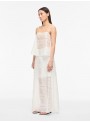 Falda Vila, blanca con bordados. 14114418 Rouluca