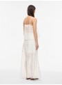 Falda Vila, blanca con bordados. 14114418 Rouluca
