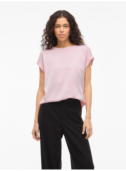 Camiseta Vila, bàsica de raso y punto. 14059563 Viellette