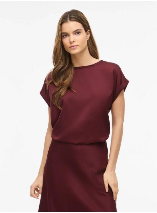 Camiseta Vila, bàsica de raso y punto. 14059563 Viellette
