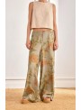 Pantalòn Nekane, de viscosa estampada. Calos
