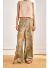 Pantalòn Nekane, de viscosa estampada. Calos