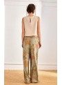 Pantalòn Nekane, de viscosa estampada. Calos