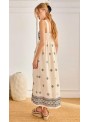 Vestido Nekane, con bordados. Urani