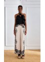 Pantalòn Nekane, de viscosa estampada. Adana