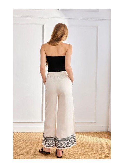 Pantalòn de Nekane, de lino con viscosa. Arsi